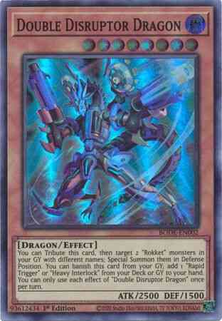 Double Disruptor Dragon - BODE-EN002 - Super Rare - 1st Edition