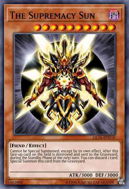 The Supremacy Sun (Blue) - DL16-EN010 - Rare - Unlimited