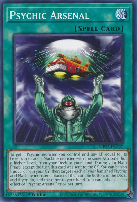 Psychic Arsenal - MP25-EN327 - Common - 1st Edition