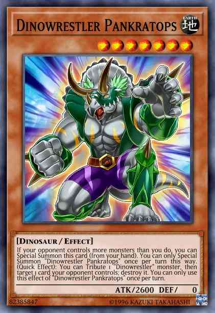 Dinowrestler Pankratops - BLHR-EN070 - Secret Rare - 1st Edition