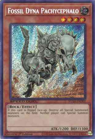 Fossil Dyna Pachycephalo - SGX4-END02 - Secret Rare - 1st Edition