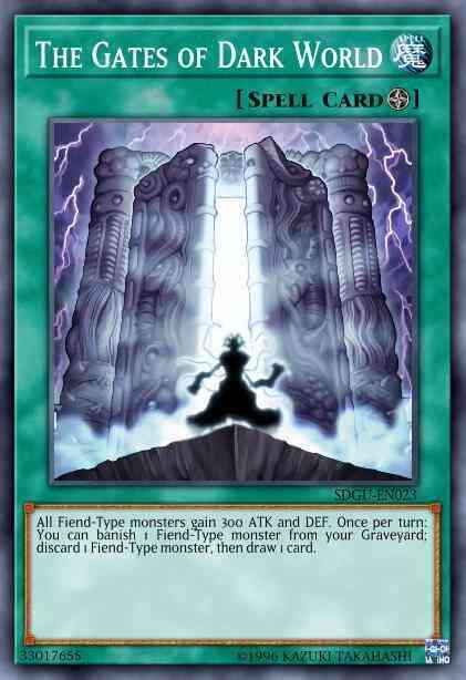 The Gates of Dark World - SDGU-EN023 - Common - 1st Edition