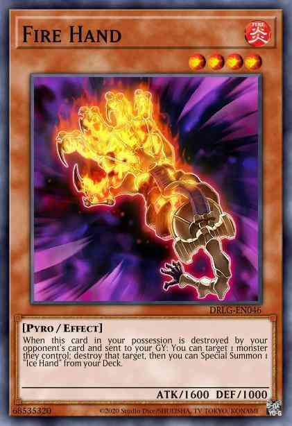 Fire Hand - DLCS-EN048 - Common - 1st Edition