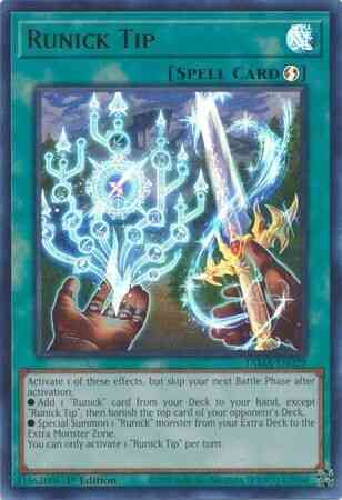 Runick Tip - TAMA-EN029 - Ultra Rare - 1st Edition