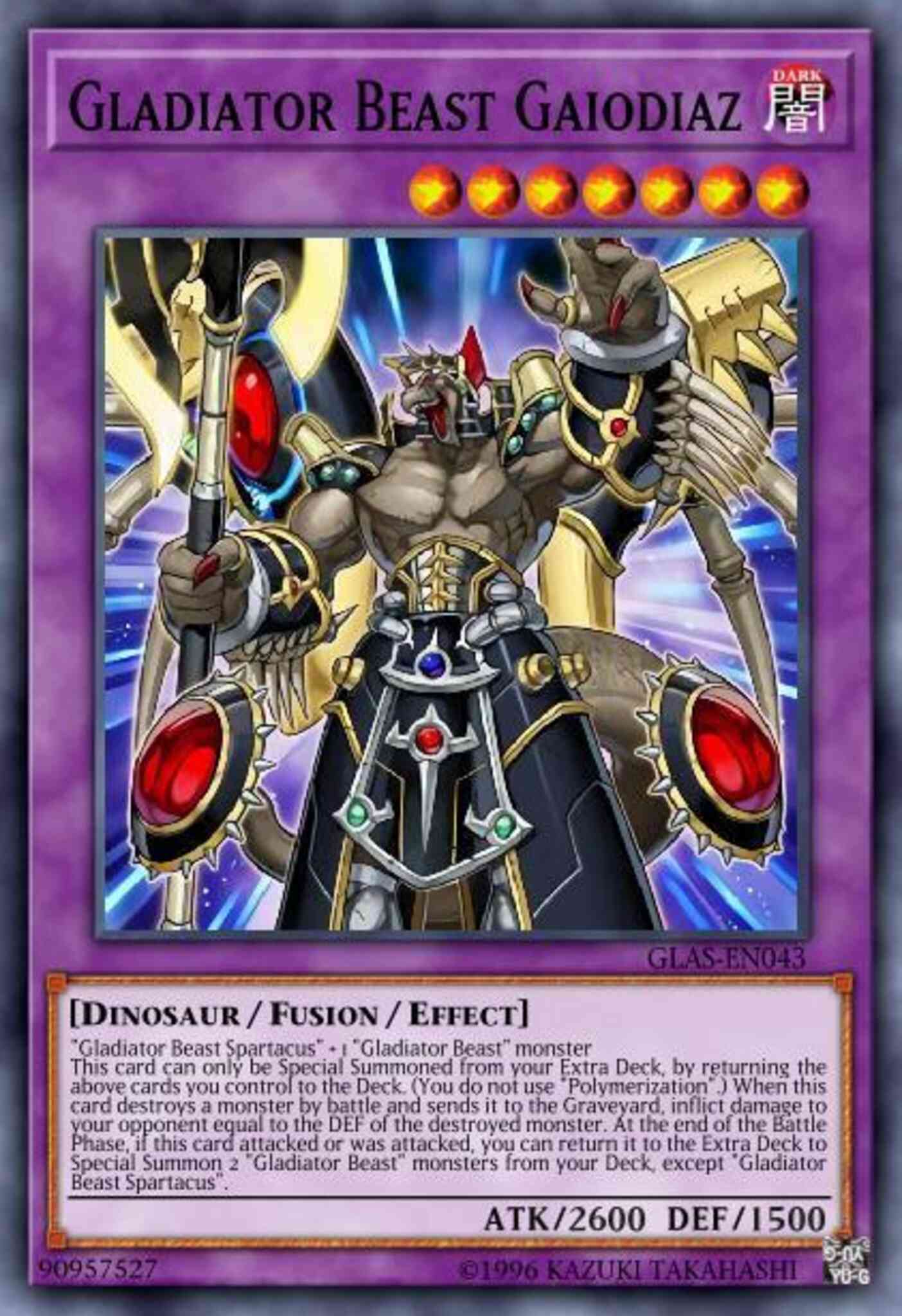 Gladiator Beast Gaiodiaz - GLAS-EN043 - Rare - Unlimited
