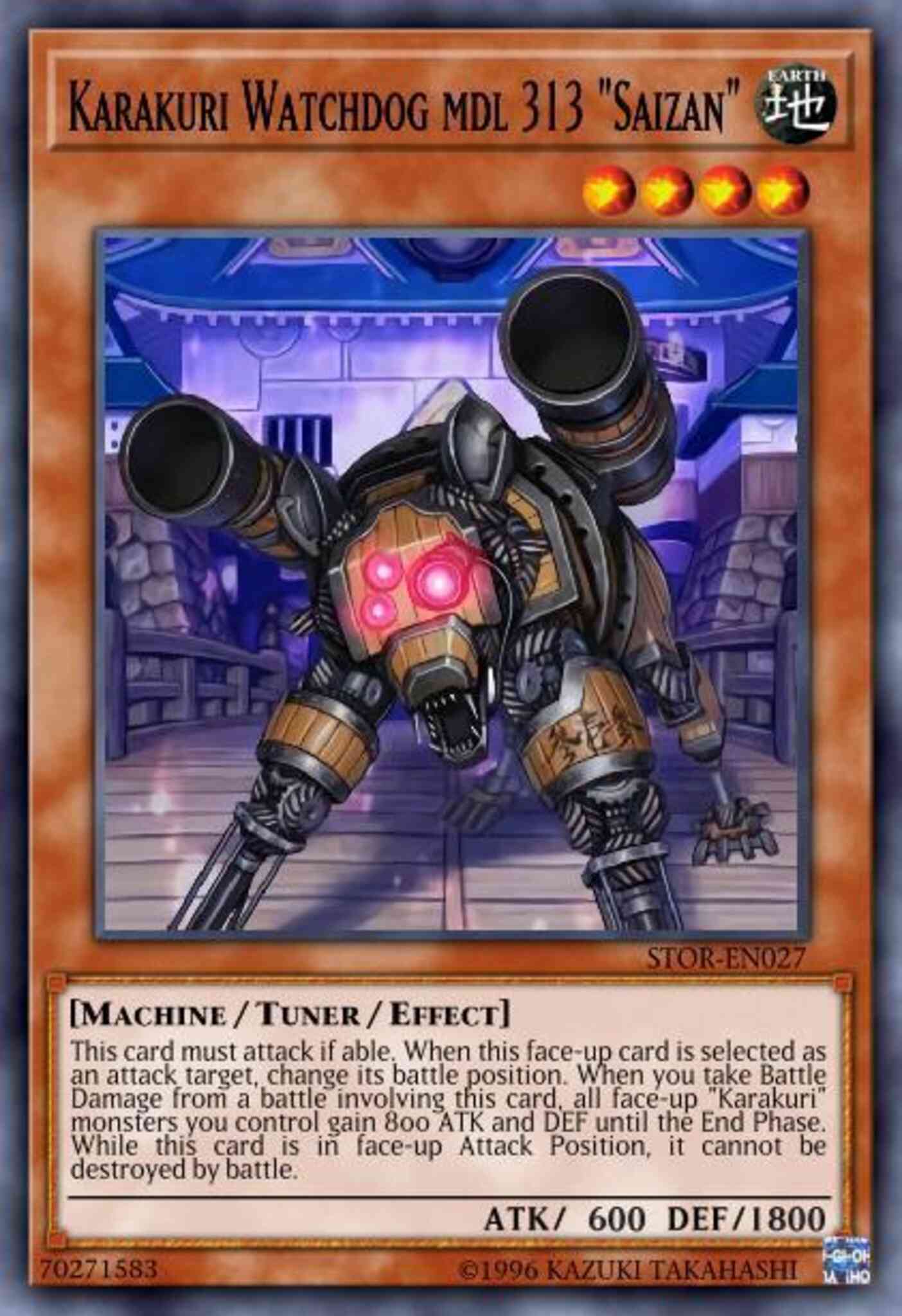 Karakuri Watchdog mdl 313 "Saizan" - STOR-EN027 - Common - 1st Edition