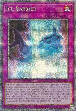 Ice Barrier - RA01-EN071 - Quarter Century Secret Rare - 1st Edition
