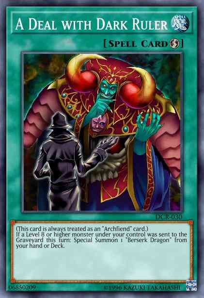A Deal with Dark Ruler - LCJW-EN241 - Rare - 1st Edition