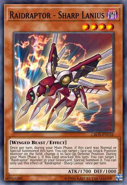 Raidraptor - Sharp Lanius - CROS-EN016 - Common - 1st Edition