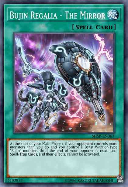 Bujin Regalia - The Mirror - SHSP-EN063 - Rare - 1st Edition
