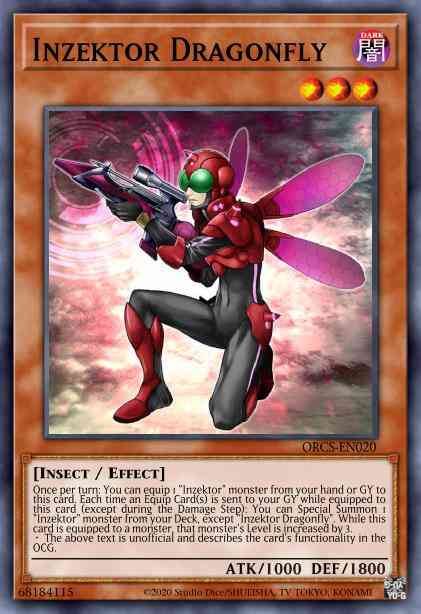 Inzektor Dragonfly - ORCS-EN020 - Rare - 1st Edition