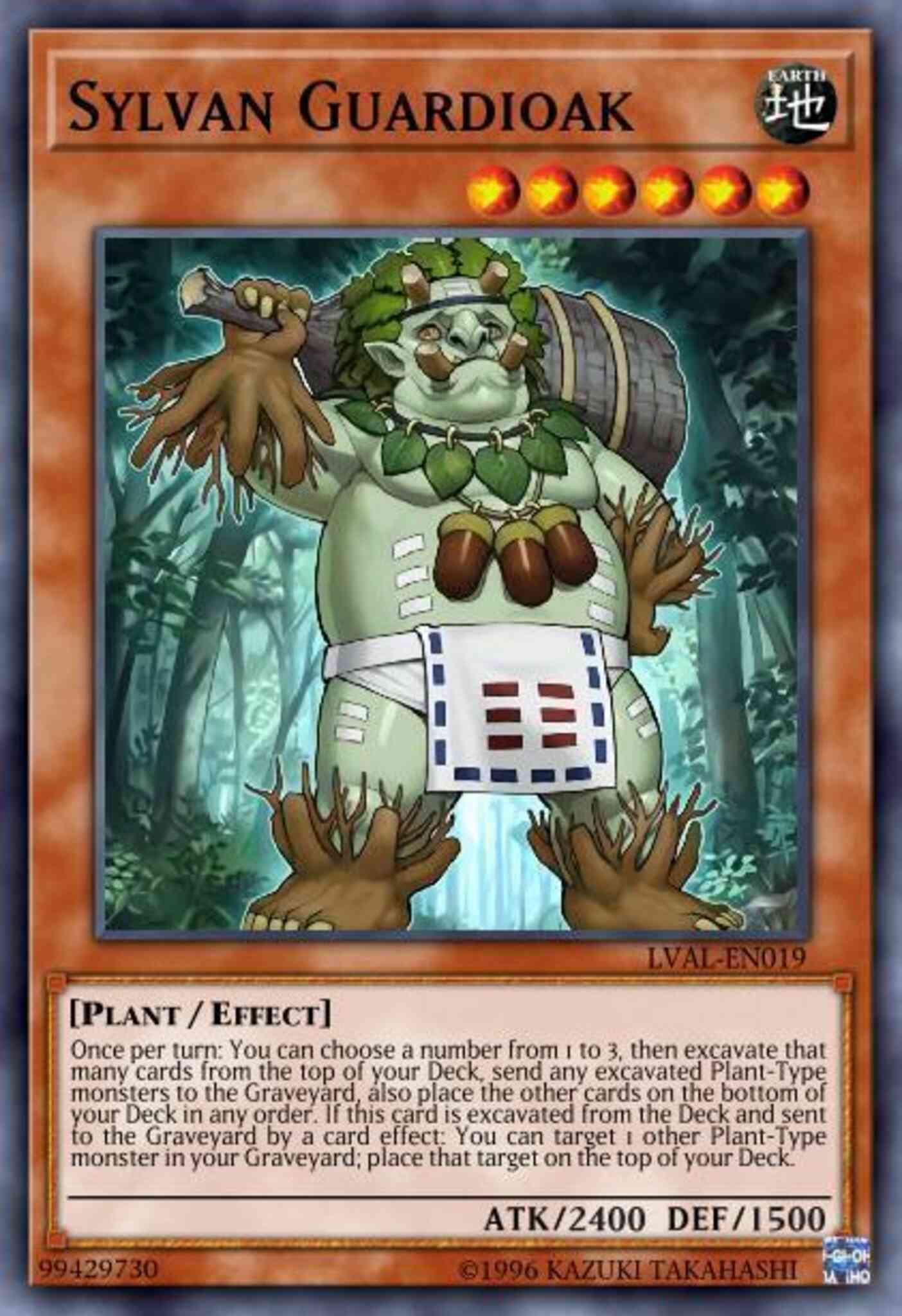 Sylvan Guardioak - LVAL-EN019 - Common - Unlimited