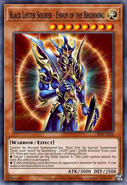 Black Luster Soldier - Envoy of the Beginning - YGLD-ENA02 - Common - Unlimited