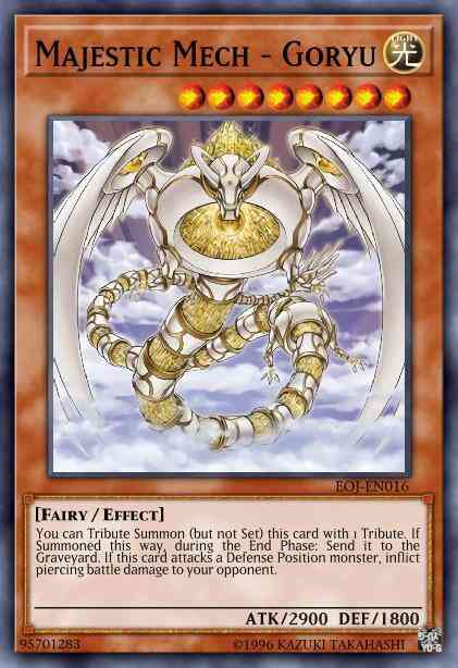 Majestic Mech - Goryu - EOJ-EN016 - Super Rare - 1st Edition