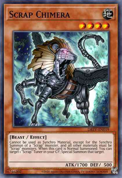 Scrap Chimera - DREV-EN019 - Super Rare - 1st Edition