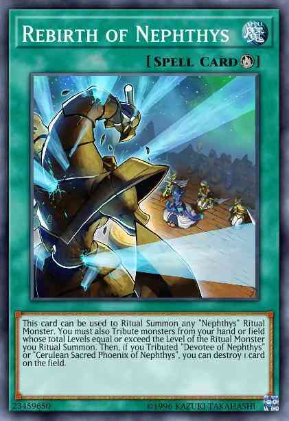 Rebirth of Nephthys - HISU-EN009 - Super Rare - 1st Edition