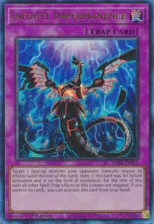 Infinite Impermanence - RA01-EN075 - Prismatic Ultimate Rare - 1st Edition