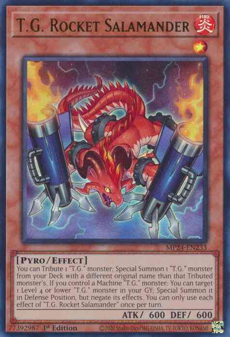 T.G. Rocket Salamander - MP24-EN233 - Ultra Rare - 1st Edition