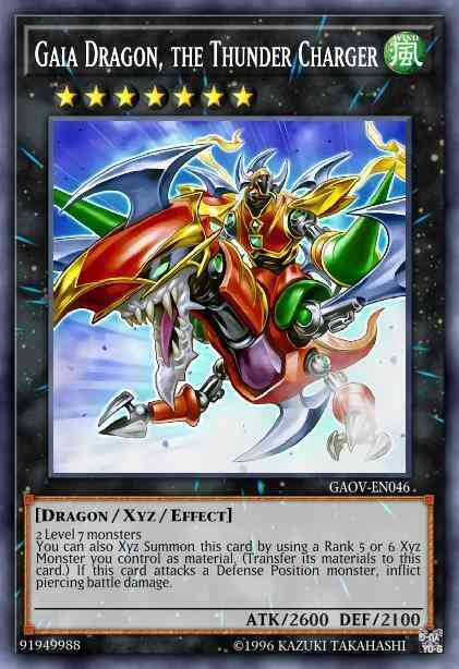 Gaia Dragon, the Thunder Charger - GAOV-EN046 - Super Rare - Unlimited