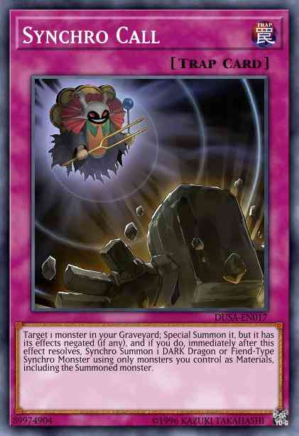 Synchro Call - DUSA-EN017 - Ultra Rare - 1st Edition
