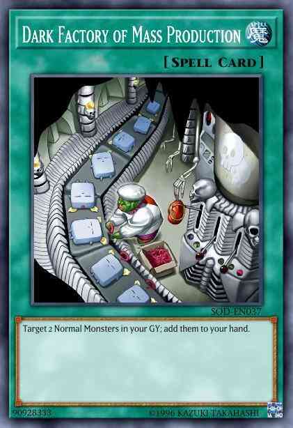 Dark Factory of Mass Production (Blue) - DL13-EN015 - Rare - Unlimited