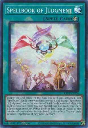 Spellbook of Judgment - RA01-EN054 - Super Rare - 1st Edition