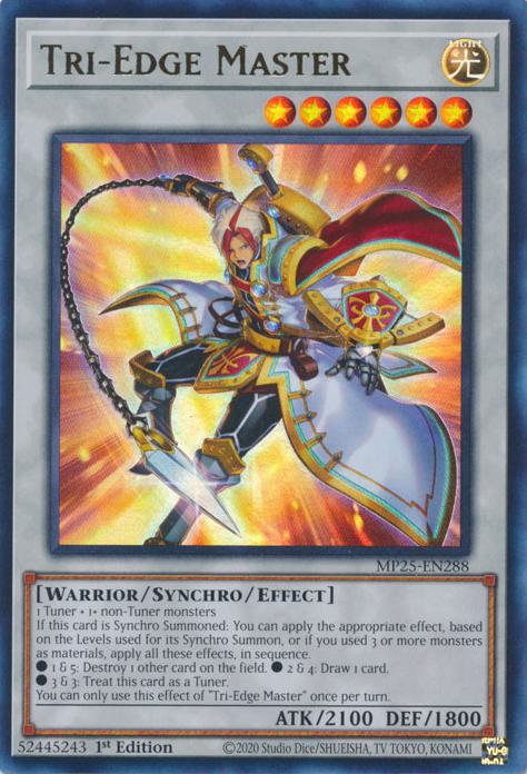 Tri-Edge Master - MP25-EN288 - Ultra Rare - 1st Edition