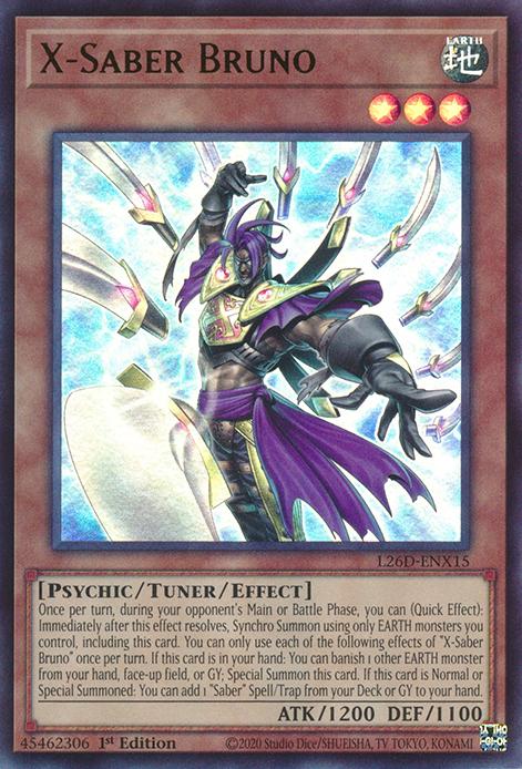 X-Saber Bruno - L26D-ENX15 - Ultra Rare - 1st Edition