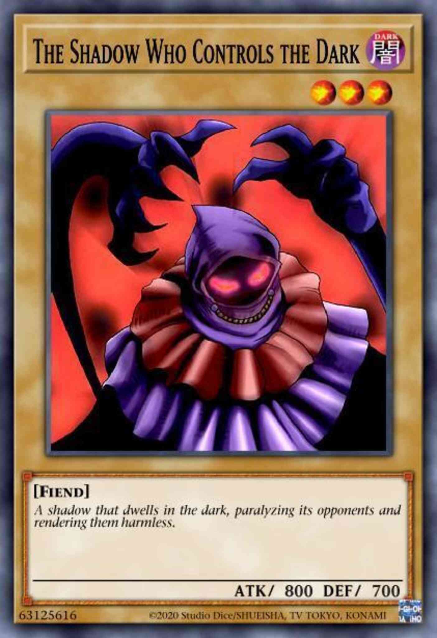 The Shadow Who Controls the Dark - SS05-ENA09 - Common - 1st Edition