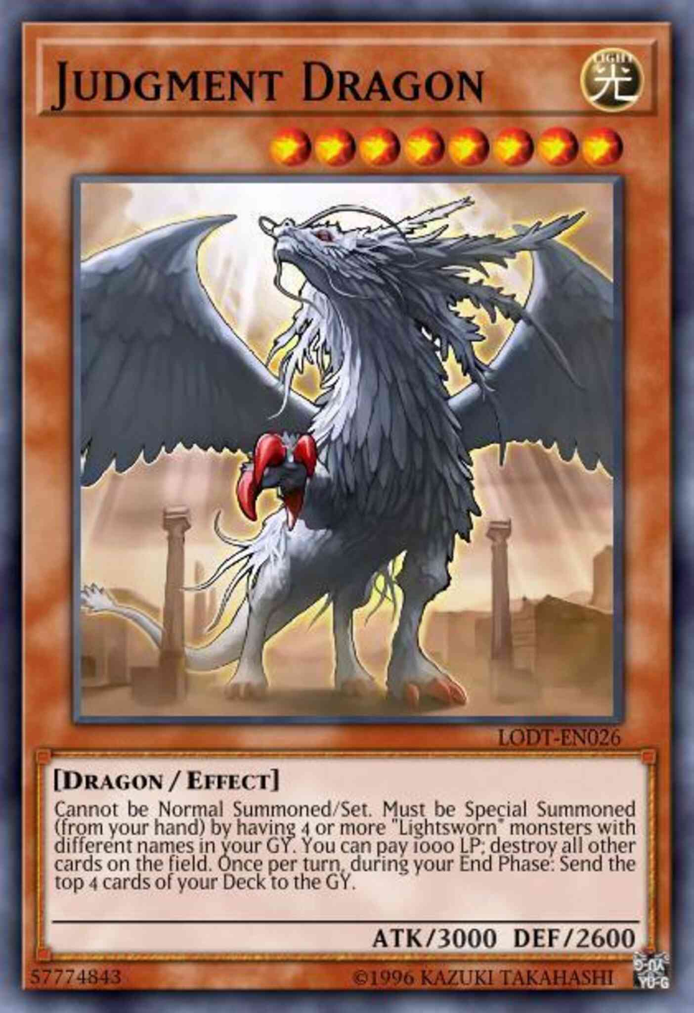 Judgment Dragon - BATT-EN017 - Starfoil Rare - Limited
