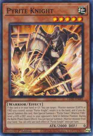 Pyrite Knight - LEDE-EN081 - Super Rare - 1st Edition