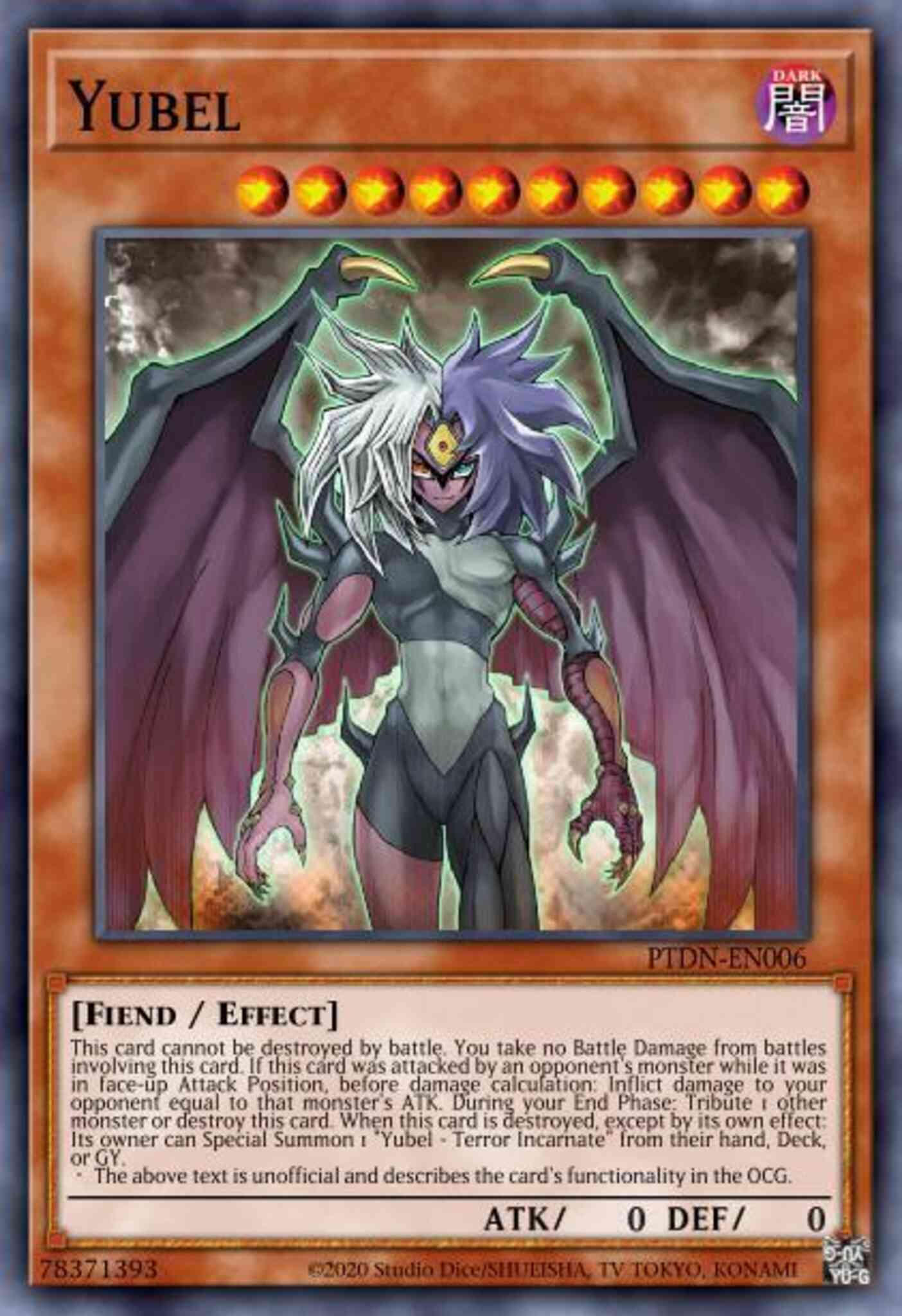 Yubel - PTDN-EN006 - Super Rare - Unlimited