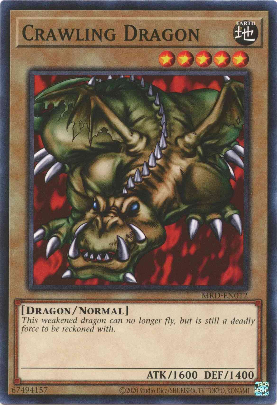 Crawling Dragon - 25th Anniversary - MRD-EN012 - Common - Unlimited