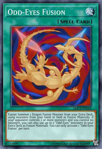 Odd-Eyes Fusion - LEDD-ENC14 - Common - 1st Edition
