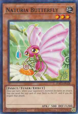 Naturia Butterfly - HAC1-EN108 - Duel Terminal Normal Parallel Rare - 1st Edition