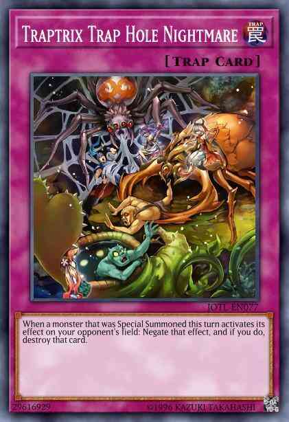 Traptrix Trap Hole Nightmare - JOTL-EN077 - Super Rare - Unlimited