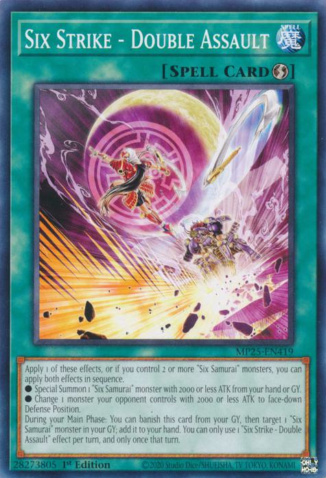 Six Strike - Double Assault - MP25-EN419 - Common - 1st Edition