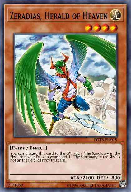 Zeradias, Herald of Heaven - FOTB-EN018 - Ultimate Rare - Unlimited