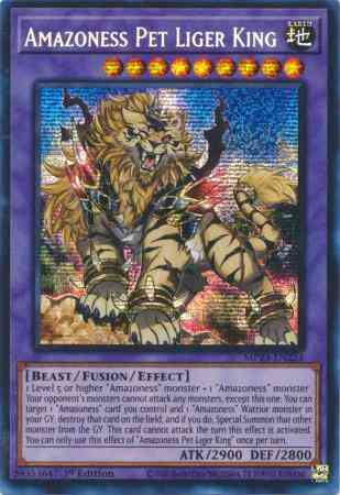 Amazoness Pet Liger King - MP23-EN224 - Prismatic Secret Rare - 1st Edition