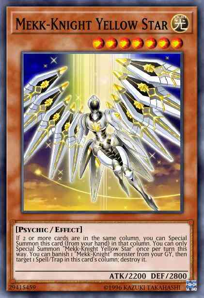 Mekk-Knight Yellow Star - EXFO-EN017 - Rare - Unlimited