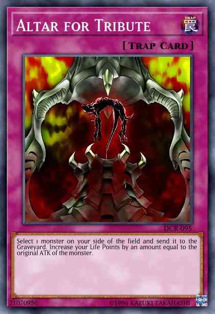 Altar for Tribute - DR1-EN257 - Common - Unlimited