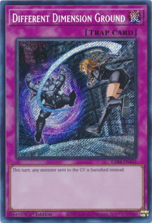 Different Dimension Ground - RA04-EN101 - Secret Rare - 1st Edition