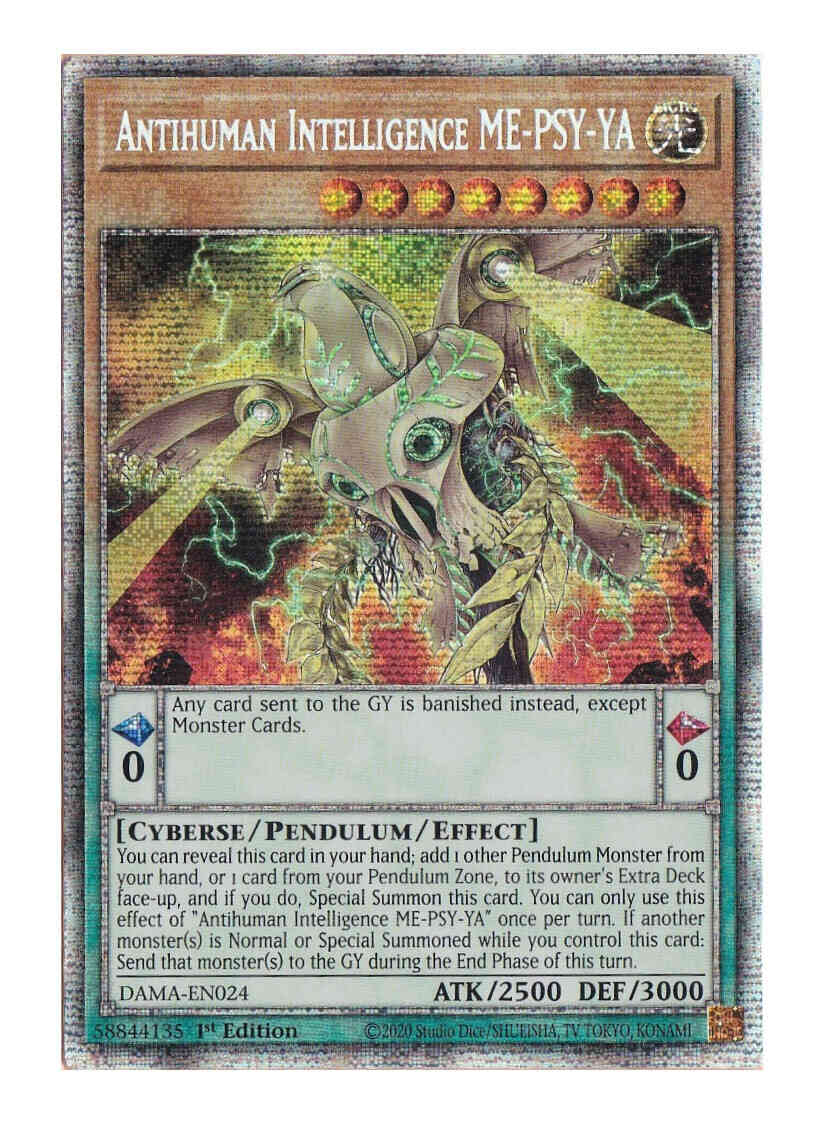 Antihuman Intelligence ME-PSY-YA - DAMA-EN024 - Starlight Rare - 1st Edition