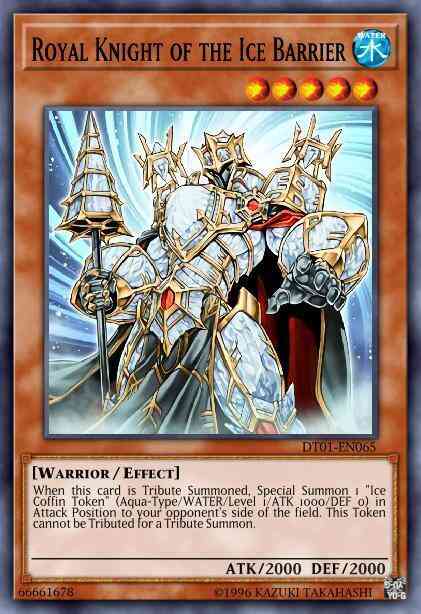 Royal Knight of the Ice Barrier - DT01-EN065 - Duel Terminal Super Parallel Rare - Duel Terminal