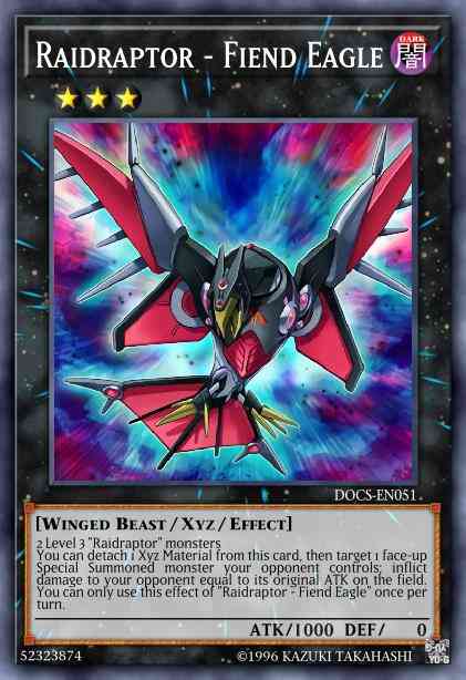 Raidraptor - Fiend Eagle - DOCS-EN051 - Rare - 1st Edition