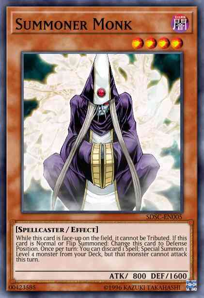Summoner Monk - SDSC-EN005 - Common - 1st Edition