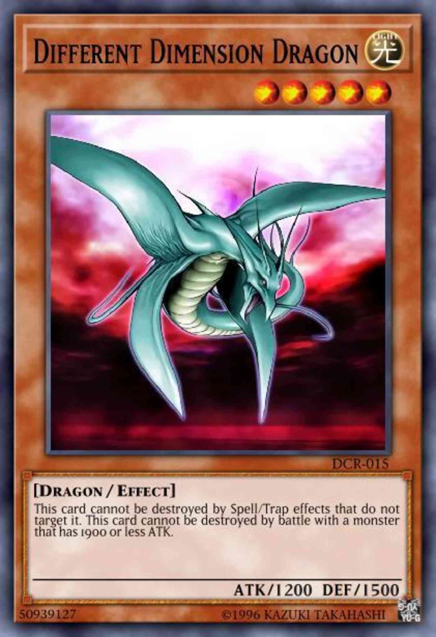 Different Dimension Dragon - DCR-015 - Super Rare - Unlimited