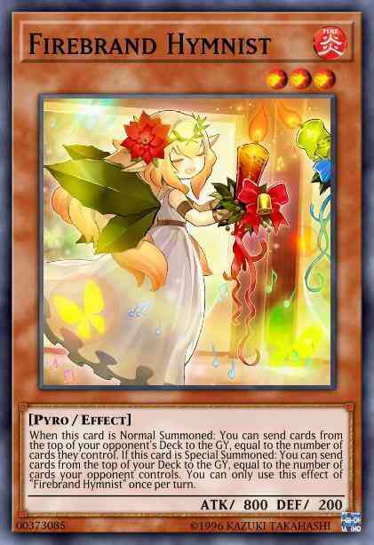Firebrand Hymnist - DUOV-EN028 - Ultra Rare - 1st Edition