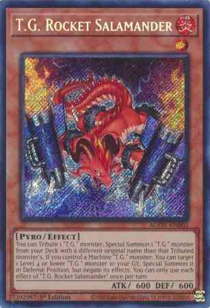 T.G. Rocket Salamander - AGOV-EN003 - Secret Rare - 1st Edition