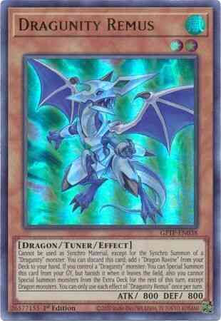 Dragunity Remus - GFTP-EN038 - Ultra Rare - 1st Edition